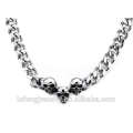 Wholesale cheap skull necklace chain by 316l stainless steel